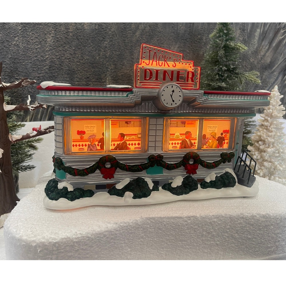 St. Nicholas Square JACK'S DINER Village Collection 2001 Christmas SNS